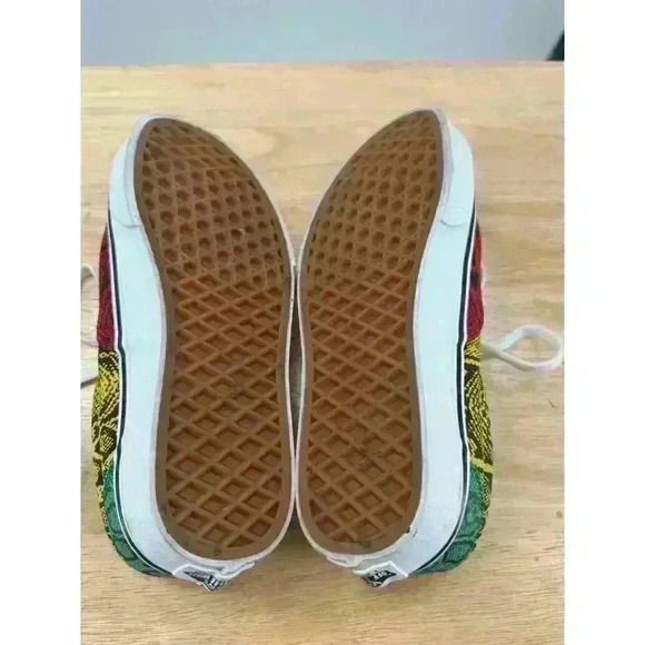 Vans Era Snake Python Rasta Colors Low Top Lace-Up‎ Sneakers - Women’s Size 6 - Picture 11 of 11